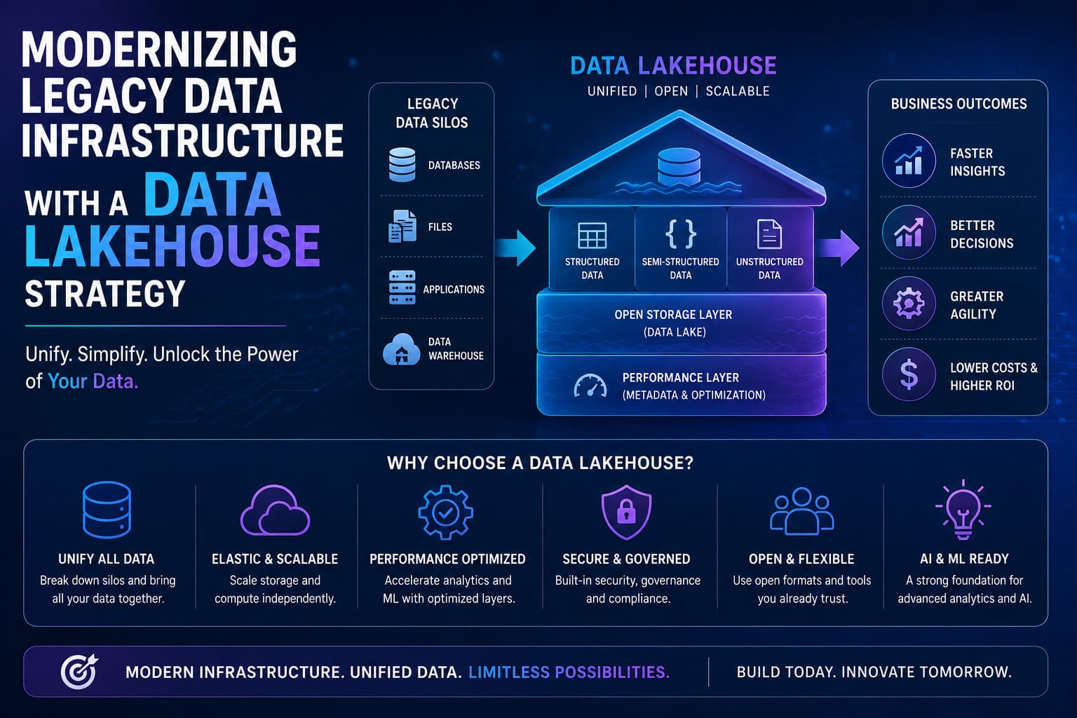 Modernizing Legacy Data Infrastructure With a Data Lakehouse Strategy