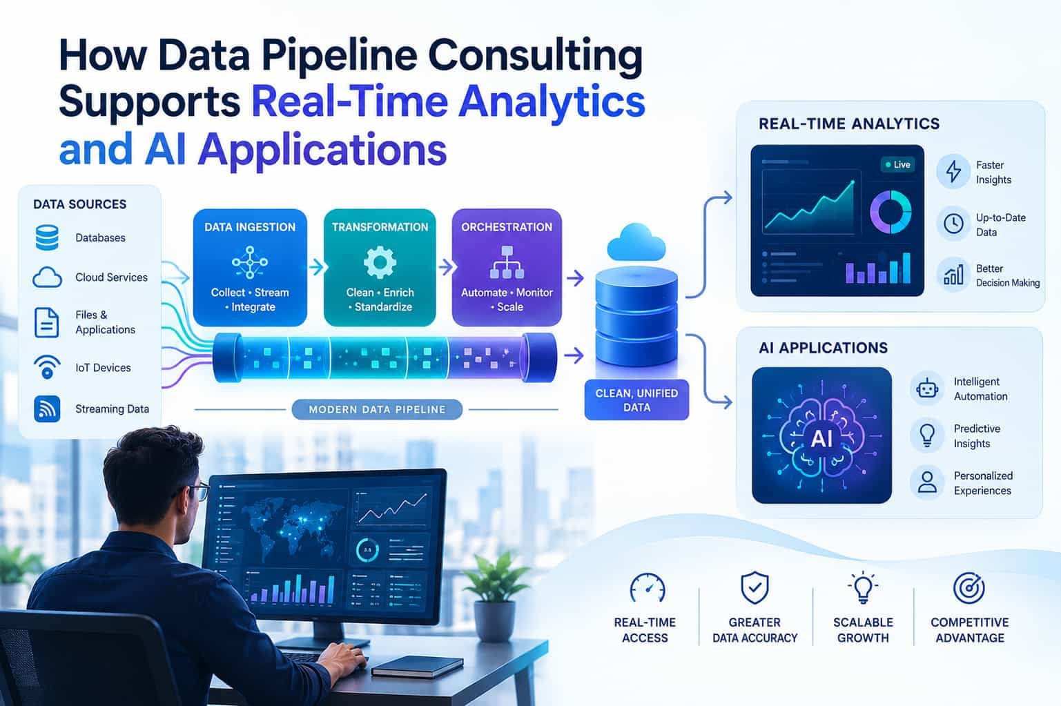 How Data Pipeline Consulting Supports Real-Time Analytics and AI Applications