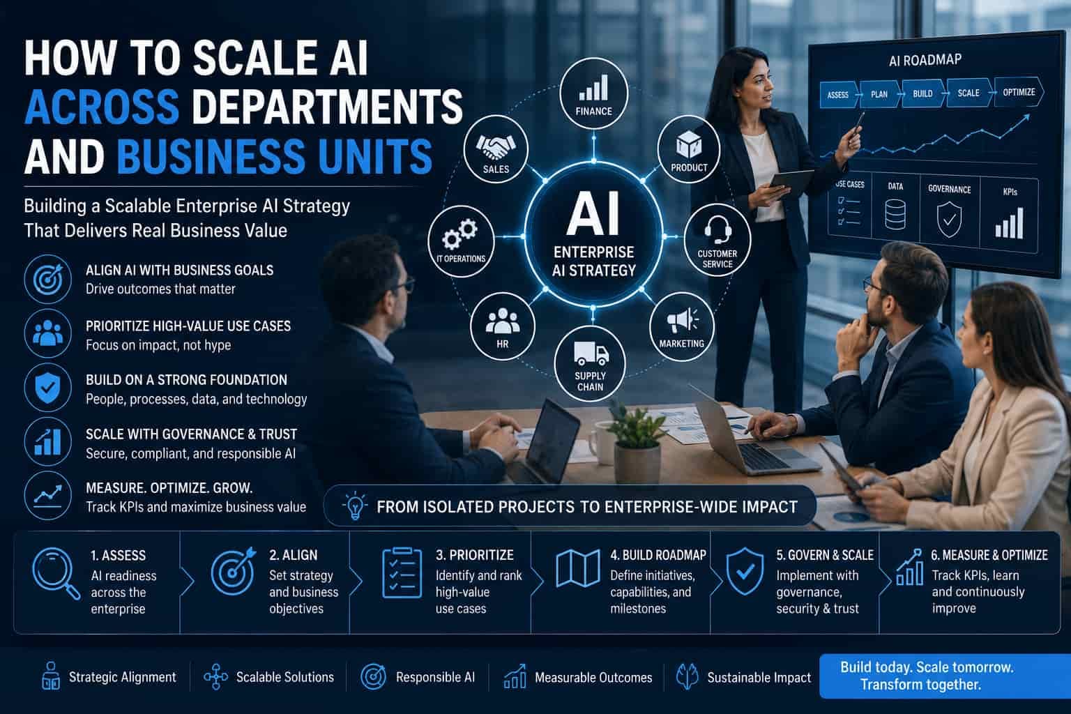 How to Scale AI Across Departments and Business Units